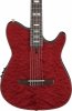 Ibanez FRH20QMN-WRL Wine Red low gloss gitara elektro-klasyczna